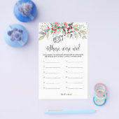 Wo waren wir Bridal Game Winter Berries Folies Flyer (Einzeln)