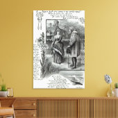 Wo warst du auf meinem hübschen Dienstmädchen? Leinwanddruck (Insitu (Wohnzimmer))