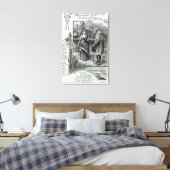 Wo warst du auf meinem hübschen Dienstmädchen? Leinwanddruck (Insitu (Schlafzimmer))