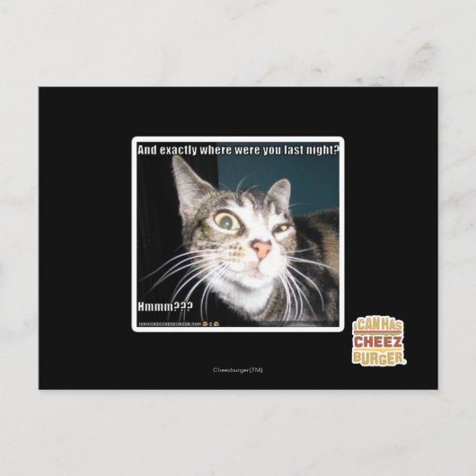 Wo warst du? postkarte (Vorderseite)