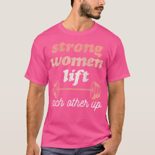 Wo weibliche Empowerment-Gewicht Lifting Feminist T-Shirt