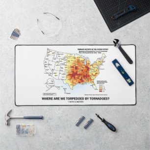 Wo werden wir von Tornados gefoltert? Schreibtischunterlage