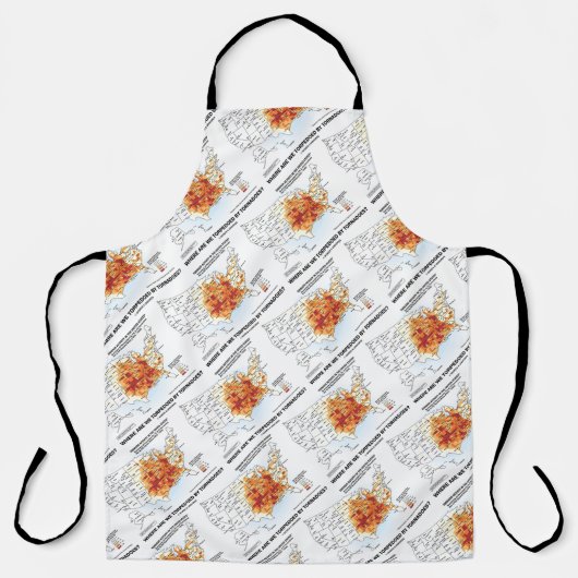 Wo werden wir von Tornados gefoltert? Schürze (Vorderseite)