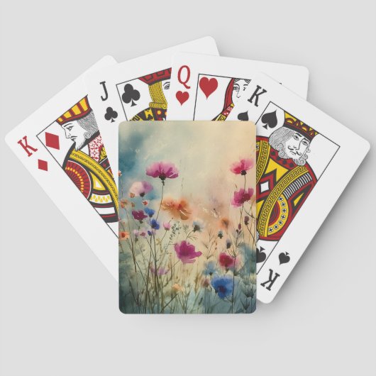 Wo Wildblumen atmen Spielkarten (Rückseite)