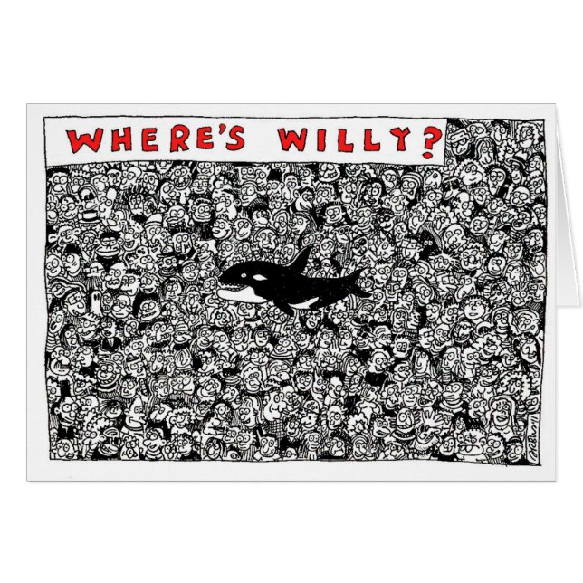 Wo Willy-Cartoon durch Sam Backhouse ist (Vorderseite (Horizontal))