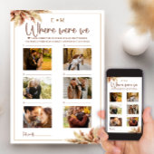 Wo wir die Pampas-Graskarte fallen Einladung