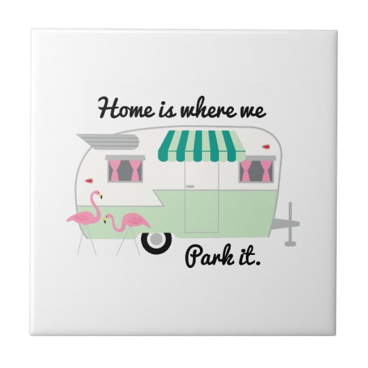 Wo wir es parken fliese (Vorderseite)