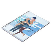 Wo wir hingehören - Romantischer Anime Couple Beac Notizblock (Linke Seite)