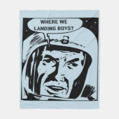 Wo wir Jungen landen? Blanket Fleecedecke (Vorderseite)