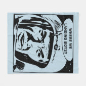Wo wir Jungen landen? Blanket Fleecedecke (Vorderseite (Horizontal))
