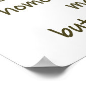 Wo wir Liebe sind Zuhause - Zuhause Zitat Poster (Ecke)