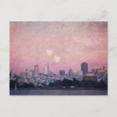 Wo wir unsere Herzen San Francisco Postcard Links Postkarte (Vorderseite)