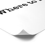 Wo wird das nächste Reisetiplographie-Zitat ersche Poster (Ecke)