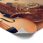 Wo Wörter verlassen werden - Musikangebot Poster (Ecke)