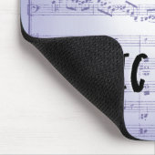 Wo Wörter versagen, spricht Musik Mousepad (Ecke)