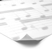 Wo Wörter Versagt werden, Musik spricht Poster (Ecke)