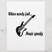 Wo Wörter Versagt werden, spricht Musik (Vorderseite)