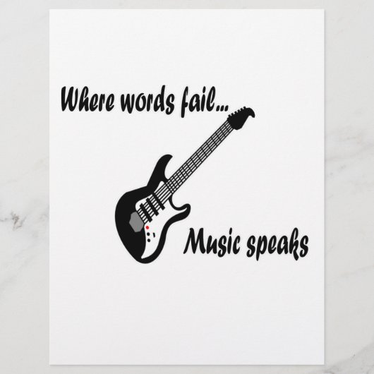 Wo Wörter Versagt werden, spricht Musik (Vorderseite)