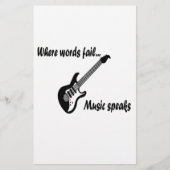 Wo Wörter Versagt werden, spricht Musik (Vorderseite)