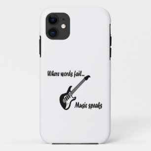 Wo Wörter Versagt werden, spricht Musik Case-Mate iPhone Hülle