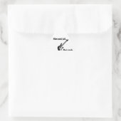 Wo Wörter Versagt werden, spricht Musik Dreieckiger Aufkleber (Tasche)