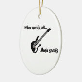 Wo Wörter Versagt werden, spricht Musik Keramik Ornament (Links)