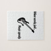 Wo Wörter Versagt werden, spricht Musik Puzzle (Horizontal)