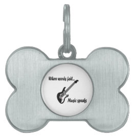 Wo Wörter Versagt werden, spricht Musik Tiermarke