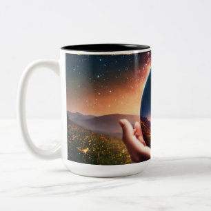 Wo Wunder die Natur trifft - das Tor zum Bezaubern Zweifarbige Tasse