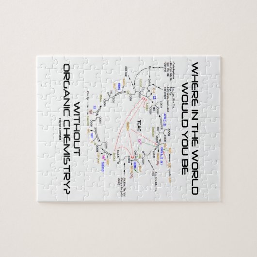 Wo würden Sie Bio Chemie sein? Puzzle (Horizontal)