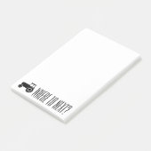 Wo zu als Nächstes? Ackerschlepper-Notizblock Post-it Klebezettel (angewinkelt)