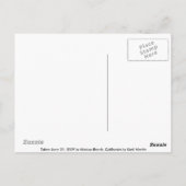 Woah Sparrow! Postkarte (Rückseite)