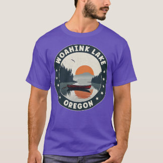 Woahink Lake Oregon Sunset T-Shirt