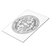 Wobbegong Carpet Shark Mandala Coloring Book Pad Notizblock (angewinkelt)