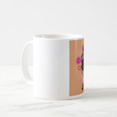 Wobbie der Mops "Streik eine Pose-" Tasse (Vorderseite Links)