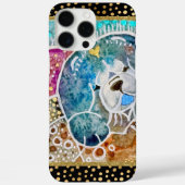 WOBBLE-ROCK Chow Hund Aquarellbatik Case-Mate iPhone Hülle (Rückseite)