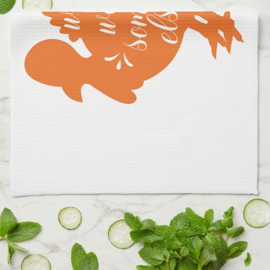 Wobble Wobble etwas Anderes witzige Türkei Zitat Küchentuch (Gefaltet)