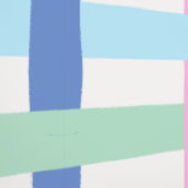 Wobbly Bright Rainbow Plaid - Maximalist Girly Tapete (Naht)