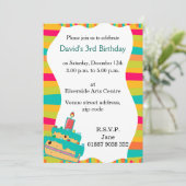 Wobbly Kids Party Einladung (Stehend Vorderseite)