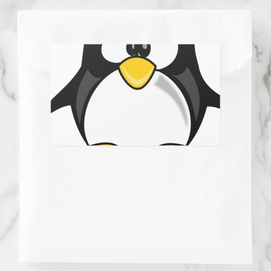 Wobbly Pete Rechteckiger Aufkleber (Tasche)