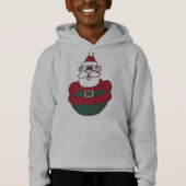 Wobbly Santa Claus Hoodie (Vorderseite)