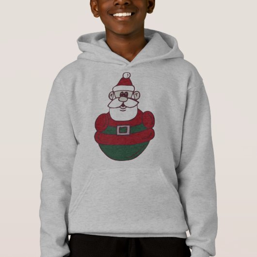 Wobbly Santa Claus Hoodie (Vorderseite)