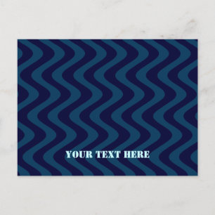 Wobbly Waves Postkarte