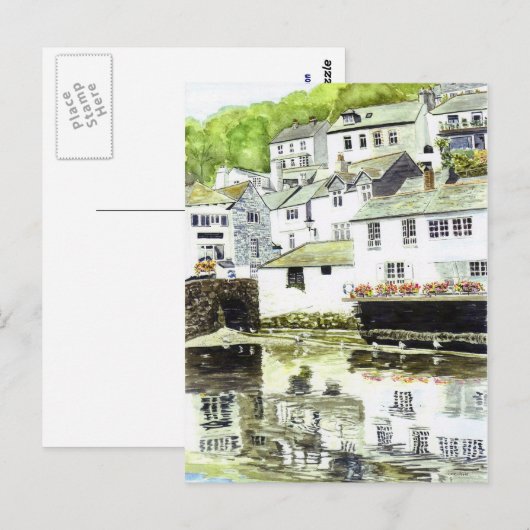 'Wobbly Windows' Postcard Postkarte (Vorne/Hinten)