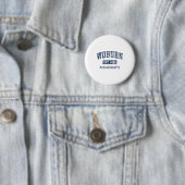 Woburn Massachusetts Ma Vintage Etabliert Premium Button (Beispiel)