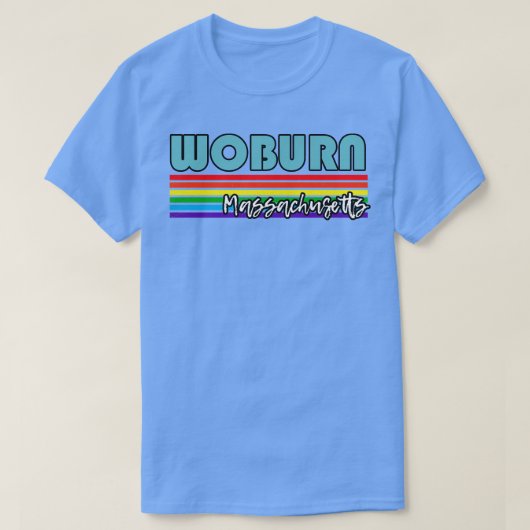 Woburn Massachusetts Pride Woburn LGBT-Geschenk LG T-Shirt (Design vorne)
