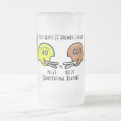 Woche 14 SwagBrag Zing / Peaky Mattglas Bierglas (Mittel)