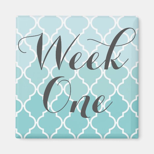 Woche 1 Magnet (Vorne)