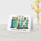 Woche der Assistenzärztin - Oktober Karte (Gelbe Blume)