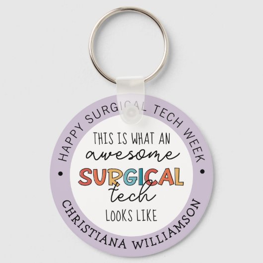 Woche der Gewitterten Geschenke für benutzerdefini Schlüsselanhänger (Vorderseite)